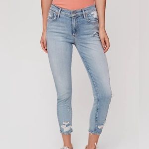 AGOLDE | Sophie High Rise Skinny Crop